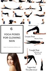 6 Yoga Poses For Glowing Skin Yoga Poses Glowing Skin Facial Facial Yoga