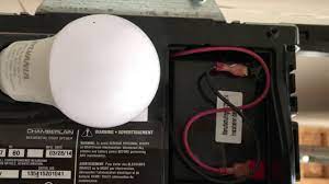 Why does my garage door light stay on. Garage Door Lights Flashing Flickering Most Common Causes Youtube