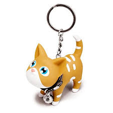 Porte Cles Chat Petite Clochette En 2020 Porte Cle Petit Chaton Porte Clef