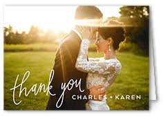 If you're one of the lucky ones that has a host of reasons to be thankful for, you're in the right place. Affordable Wedding Thank You Cards Shutterfly Page 1