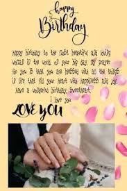 Birthday Wishes For Fiance Female In Tamil Creative Gift Ideas For Fiancee Birthday With Images Fiance Birthday Birthday Wishes For Fiance Birthday Letters
