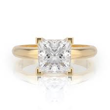 Browse our stunning collection of diamond, moissanite & clarity enhanced engagement rings! 3 Carat F Vs2 Princess Cut Diamond Solitaire Engagement Ring 14k Yellow Gold Ebay