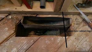 Incandescent bulbs produce a lot. Moving Heating Floor Vent Under Cabinet Terry Love Plumbing Advice Remodel Diy Professional Forum