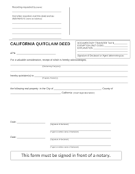 This article tells you about transfer on death deeds (todds). Free California Quit Claim Deed Form Pdf Word Eforms