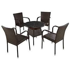 The tables and accompanying side chairs come in all different shapes, finishes and sizes, from standard to counter height, so you can find exactly what you're looking for. Chair Table Sets Outdoor Garden Rattan Table And Chair Set Manufacturer From Jaipur