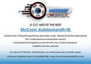 Friends of Newry High School - Thank you to McCrory AutoLocksmith ...