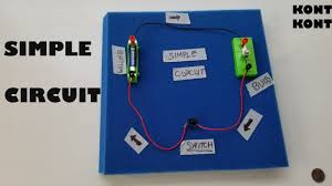 The electric fuse is a piece of wire having a very low melting point and high resistance. Simple Electric Circuit Science Projects For Schools Youtube