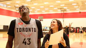 Surrounded by family and friends, siakam pulled off the epic surprise and her reaction was priceless! Caption This With Raptors Pascal Siakam