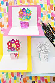 Click on any of the details on the card, to edit them. How To Make Pop Up Flower Cards With Free Printables Diy Pop Up Cards Birthday Card Template Free Birthday Card Printable