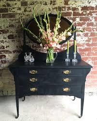 Pin By D Ford On Mantelpiece Ideas In 2020 Black Vintage Dressing Table Black Dressing Tables Vintage Dressing Tables