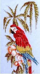 Bird Cross Stitch Pattern Book Maries Garden Scarlet Macaw Counted Cross Stitch Pattern Book Mg28 Charted Design Needlework Marie Barber Rare Out Of Print Stitchery Chart Cross Stitch Patterns Cross Stitch Bird Counted Cross Stitch Patterns