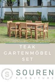 Teak Gartentisch 200x100 6 Bali Gartenstuhle Teak Gartenmobel Teak Gartenmobel