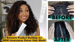 How to remove buildup from hair its simple, wash it twice! Remove Product Build Up W New Innersense Detox Hair Mask Biancareneetoday Youtube
