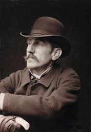 Thomas Edison in his workshop by American Photographer