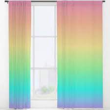 Pastel Rainbow 2 Window Curtain By Thepastelwitch Google Express Curtains Window Curtains Pastel Rainbow