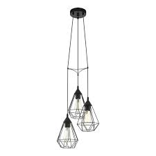 4.7 out of 5 stars. Tarbes 3 Light Black Cage Cluster Pendant Rovert Lighting