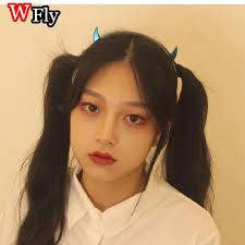 Diadema gótica Harajuku Y2K para mujer y niña, aro para el pelo con  remaches, aro para la cabeza, subcultura, tocado de sirvienta con punta del  diablo, diadema