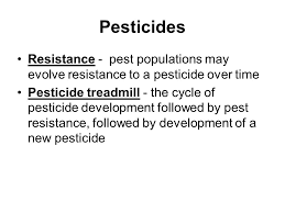 Pests can build up resistance to pesticides through natural selection, making it more and more difficult to control them without using heavier doses of pesticides or more lethal concoctions. Chapter 11 Feeding The World Ppt Download