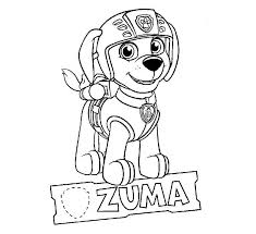 All puppies from paw patrol online coloring page letscolorit com paw patrol coloring paw patrol coloring pages paw patrol printables. Zuma Paw Patrol Coloring Page Free Printable Coloring Pages For Kids