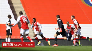Последние твиты от arsenal (@arsenal). Arsenal Vs Fulham Eddie Nketiah Late Goal Save Arsenal From Home Defeat Bbc News Pidgin