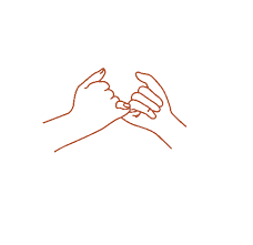 You can install the new emojis on older android versions with root using this magisk module! Pinky Promise Sticker By Natalie Franke For Ios Android Giphy
