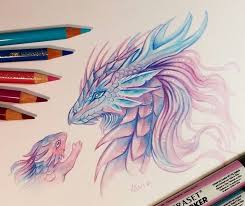 Tattoo artists particularly love the dragon drawings with tribal patterns in them. The 25 Best Dragon Drawings Ideas On Pinterest Dragon Cute766