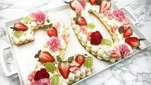 How To Make An Alphabet Number Tart Cake Trend Easy Recipe Youtube Alphabet Cake Tart Recipes Biscuit Cake