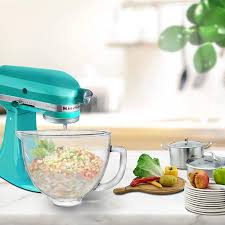Price and other details may vary based on size and color. Buy Glass Bowl 5 Quart For Kitchenaid Stand Mixer With Measurement Markings Allows Placing It In The Microwave And Refrigerator Online In Indonesia B0912nmlct