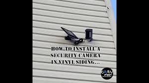 Installing ring's floodlight cam is similar to the procedure with most other floodlights: How To Install Ring Security Camera Into Vinyl Siding Without Damaging The Siding Youtube