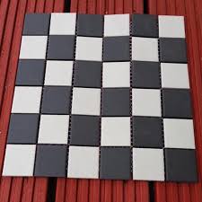 Victorian mosaic floor tiles uk. Black And White Victorian Vitrified Porcelain Mosaic Tiles
