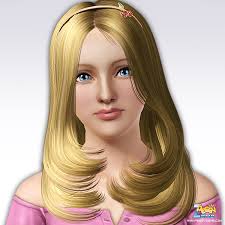 Hairstyles just below the chin. Just Below Chin Hairstyle With Hadband Id 07 By Peggy Zone Sims 3 Hairs
