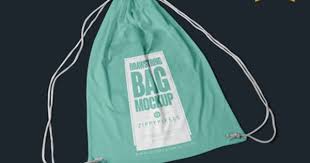 Free Drawstring Backpack Mockup Psd Bag Mockup Drawstring Backpack Drawstring