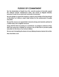 Brigada Eskwela Pledge Of Commitment Pages 1 1 Flip Pdf Download Fliphtml5 I'm not ready for a 3. brigada eskwela pledge of commitment