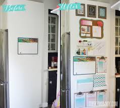 Diy Back To School Kitchen Command Centre From Staples Free Printables The Diy Mommy Command Center Kitchen Command Center Kitchen Command Center Wall