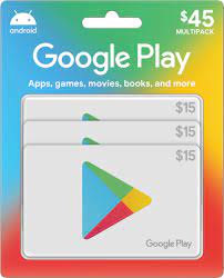 Usable for purchases of eligible items on google play only. Best Buy Google Play 15 Gift Cards 3 Pack Google Play 2017 Mp 3x 15