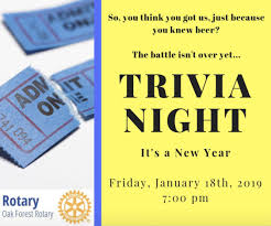 Paul harris, silvester schiele and hiram shorey met in gustavus loehr's office. Trivia Night 2019 It S A New Year Rotary Club Of Oak Forest