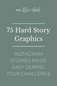 75 Hard Challenge Instagram Stories In 2020 Instagram Story Instagram Challenges