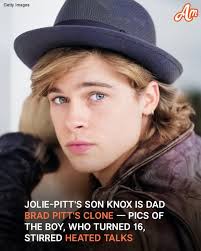 Angelina Jolie and Brad Pitt's LOOKALIKE SON, who has kept his dad's name,  turned 16. His recent highly-discussed photos are in the comments.👇