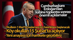 Okullar 1 haziran'da açılacak mi? Okullar Ne Zaman Acilacak