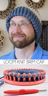 Loom Knit A Hat With A Brim Loom Knitting Patterns Hat Loom Crochet Round Loom Knitting