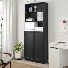 Endet am mittwoch, 11:12 mez. Billy Oxberg Bucherregal Mit Turen Schwarzbraun Ikea Deutschland Billy Bookcase Ikea Billy Bookcase