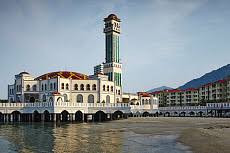 Tranquil and nice sea scenery» (the floating mosque). Terapung By Estock Photo Stock Photo And Image Search