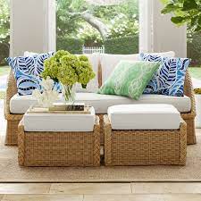 Join prime to save $6.00 on this item. Aerin East Hampton Outdoor Coffee Table Ottoman Patio Furniture Williams Sonoma