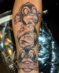 In this post you can see different images and photos of three monkeys tattoo made by different people of different ages. Top 97 Best Hear No Evil See No Evil Speak No Evil Tattoo Ideas