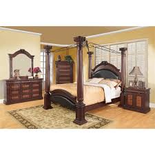 If you're looking for the most popular canopy bed style, it would be the victorian style that is usually found in the most basic of styles. Coaster Grand Prado 4 Piece King Canopy Bedroom Set In Cappuccino Walmart Com Walmart Com