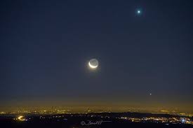 Resultado de imagen de luna y venus