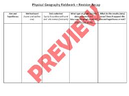 We did not find results for: Gcse Geography Fieldwork Revision Sheet Teaching Resources