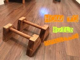 Diy How To Build Parallettes From Wood Youtube Diy Gym Diy Gym Equipment Diy Workout
