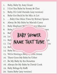 Three Great Baby Shower Games Baby Shower Songs Baby Shower Planning Fun Baby Shower Games