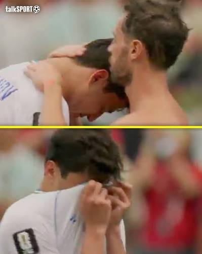 🚨 The love of team mate, Bernardo Silva and Abdukodir Khusanov. After  portugal trash 5-0 win over Uzbekistan.🧐 #PL #AwayDays #Limbs #UCL #Euros  #MLS #USMNT #worldcup
